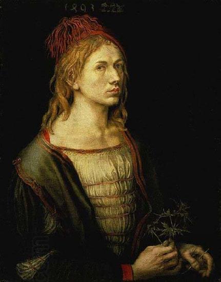 Albrecht Durer The earliest painted Self-Portrait (1493) by Albrecht Durer China oil painting art